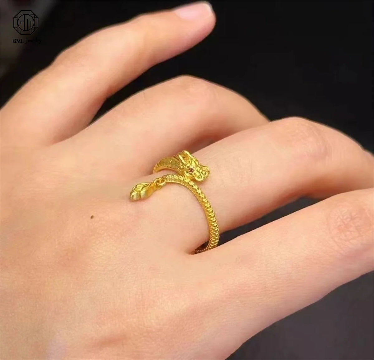 Sand Gold Adjustable Ring Matte Wide Band Openable Fade Resistant Unisex Couple Jewelry Solid Minimalist Gift