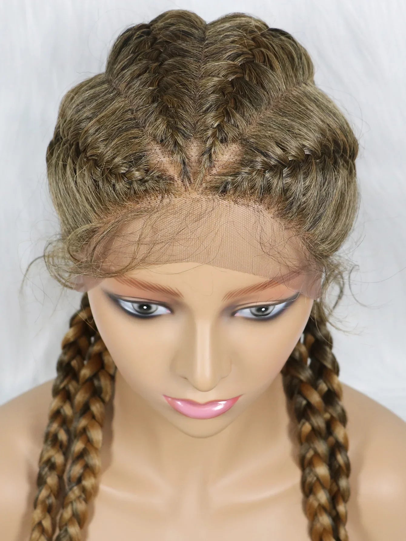 KIMA New Arrival 26" Braided Wig | Lace Front with Baby Hair