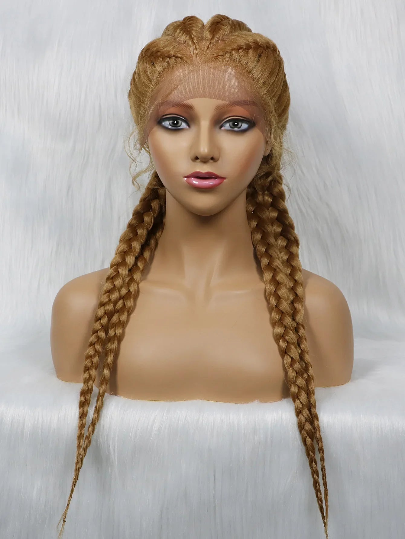 KIMA New Arrival 26" Braided Wig | Lace Front with Baby Hair