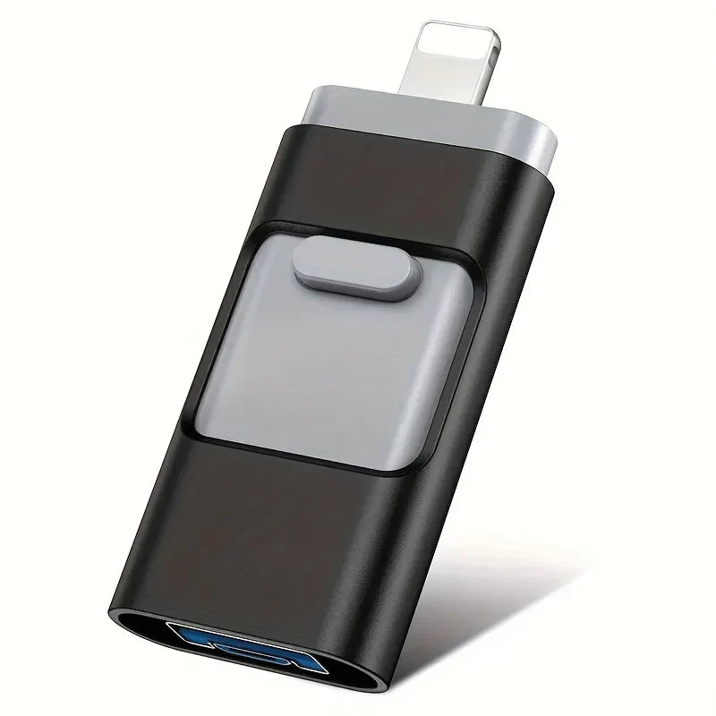 High-Speed Flash Drive for iPhone & Type-C & Android & PC, USB 3.0 External Drive, Memory Stick Photo Stick Thumb Drive PenDrive
