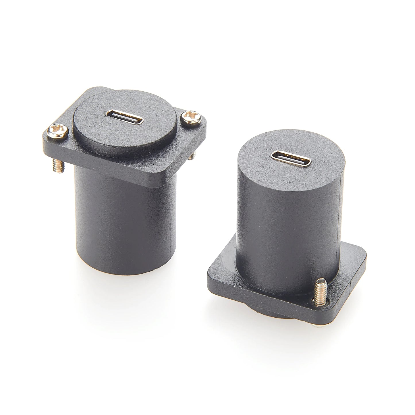 10Gbps USB C to USB C Panel Mount Adapter D-Type XLR Shell Type C 3.1 Female to Female Straight Connector Mounting Socket