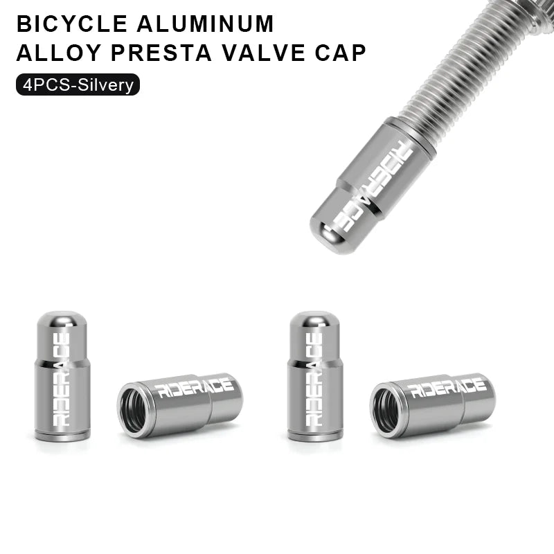 2/4/10Pcs Bicycle Tire Valve Cap Dustproof Lightweight Aluminum Alloy MTB Road Bike Tube Tyre Gas Nozzle Cover For FV Presta