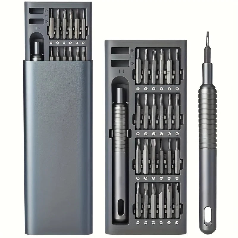 25 in 1 mini screwdriver set,flat head and cross shaped small screwdrivers, suitable for electronic products,Halloween,Christmas