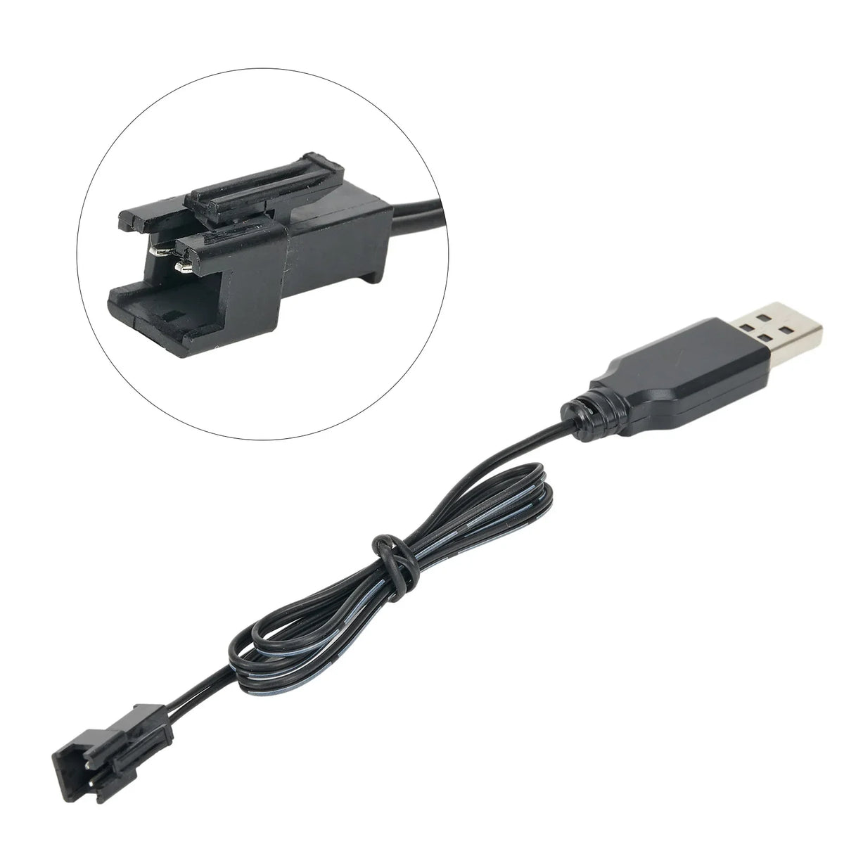 RC Usb Charger Cable For 3.7V Lithium Battery Charger SM-2P Charging Cable Car Aircraft Helicopter Toys Accessories