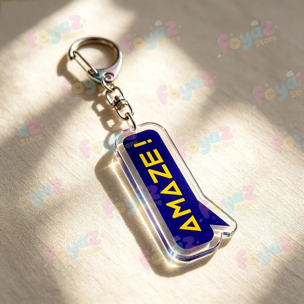 Rocky Amaze Amaze Keychains for Accessories Bag Charm Project Hail Mary Mission Crest Keyrings Jewelry Fans Gifts
