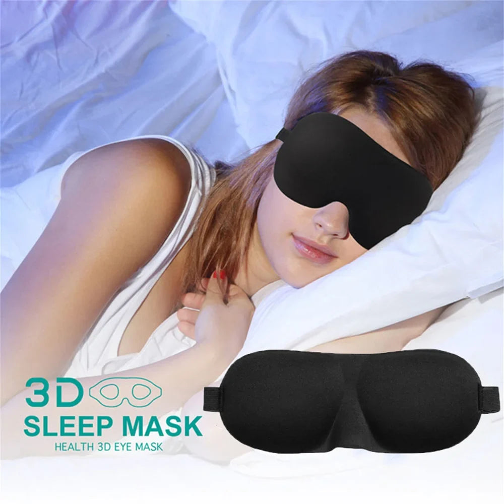 3D Sleep Mask Eye Mask for Travel Yoga Nap Lightweight Breathable Eye Cover Night Sleep Block Out Light Eyepatch for Women Men
