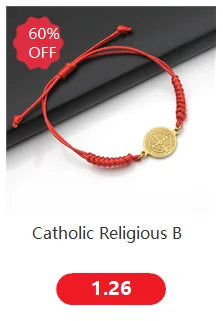 Religious Catholic Cross Bracelet Wooden Beads Wrap Braided Jesus Prayer Bracelets Handmade Jewelry Gift