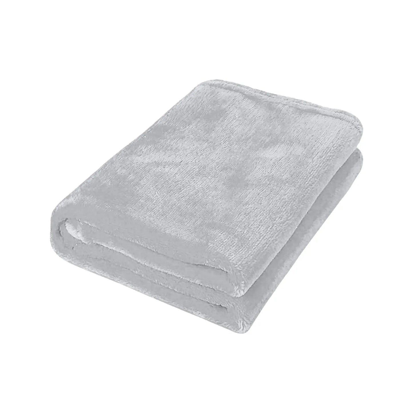 Plain Flannel Coral Blanket Small Fleece Sheet Super Warm Solid Micro Plush Fleece Blanket Throw Rug Sofa Bedding Supplies