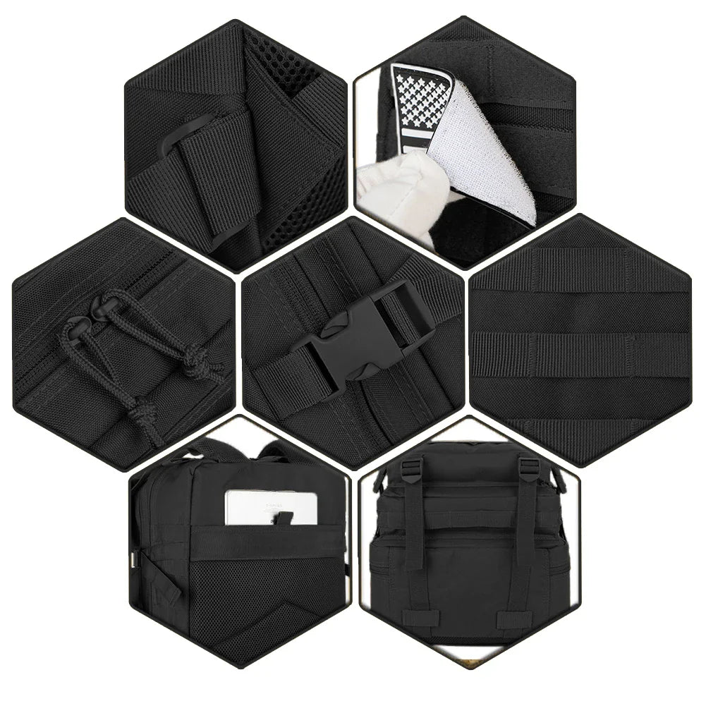 Tactical Backpacks Outdoor 45L Large Capacity Man 3 Days Molle Hking Bags For Outdoor Trekking Camping Backpack