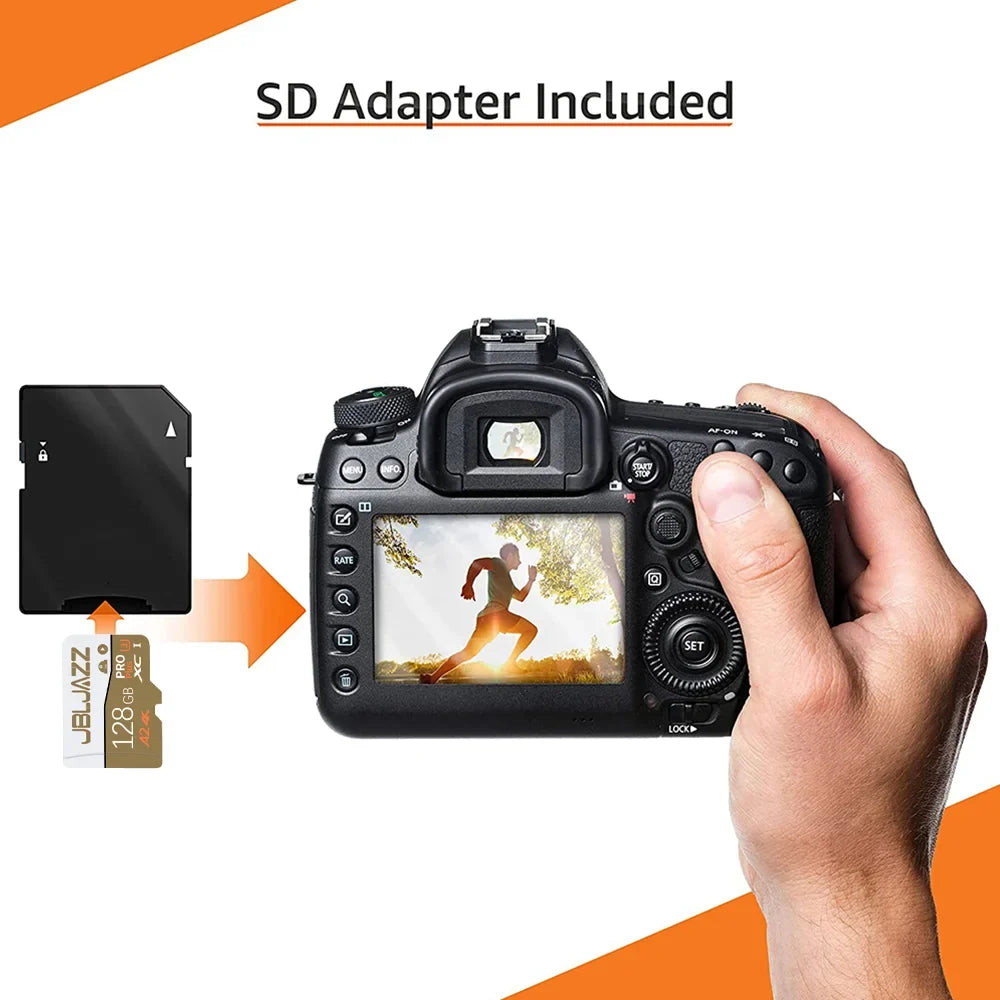 Micro TF SD Card Ultra SD Memory Card 64GB 256GB 512GB 128GB MicroSD U3 A2 4K TF Flash Cards for Xiaomi Phone Camera Table PC