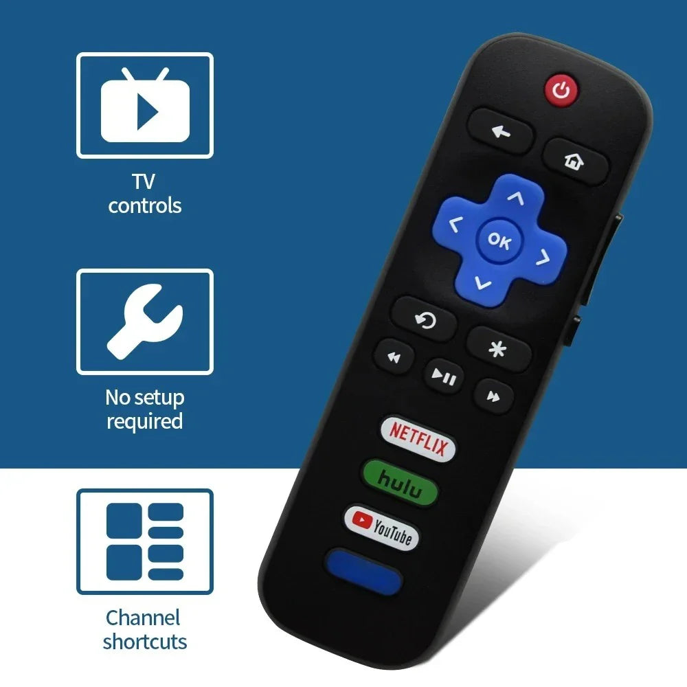 New Television Remote Control Replacement Remote Control For Roku TV 55UP120 32S4610R 50FS3750 32FS3700 32FS4610R 32S800 32S850