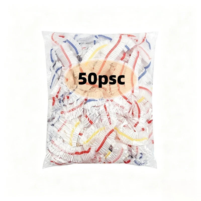 1000Pcs Plastic Wrap for Food Cover Bags for Covering Food Disposable Food Container Reusable Stretch Plastic Lid for Container