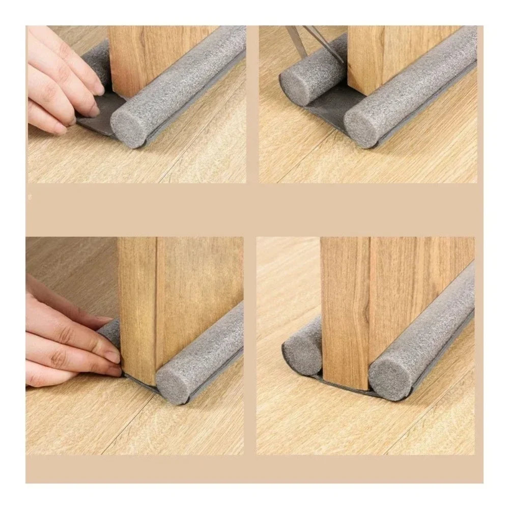 Door Bottom Door Seam Sealing Strip Under the Door Thickened Sound Insulation Bug Proof Windproof Dust Household Door Bedroom