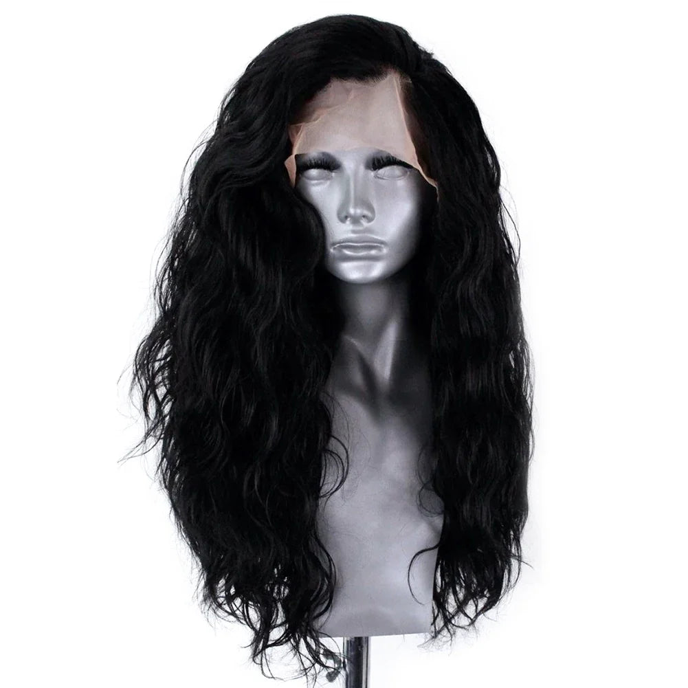 13x4 Ginger Long Wavy Lace Front Wig | Heat Friendly Synthetic, 150%