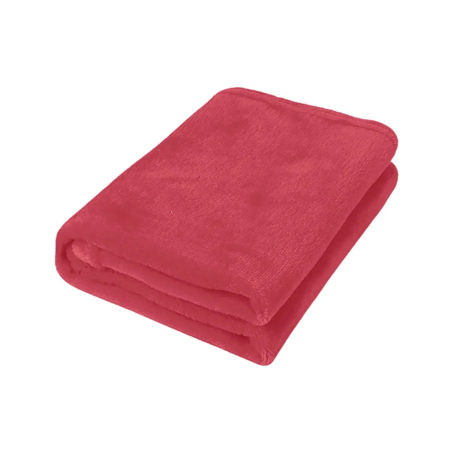 Plain Flannel Coral Blanket Small Fleece Sheet Super Warm Solid Micro Plush Fleece Blanket Throw Rug Sofa Bedding Supplies