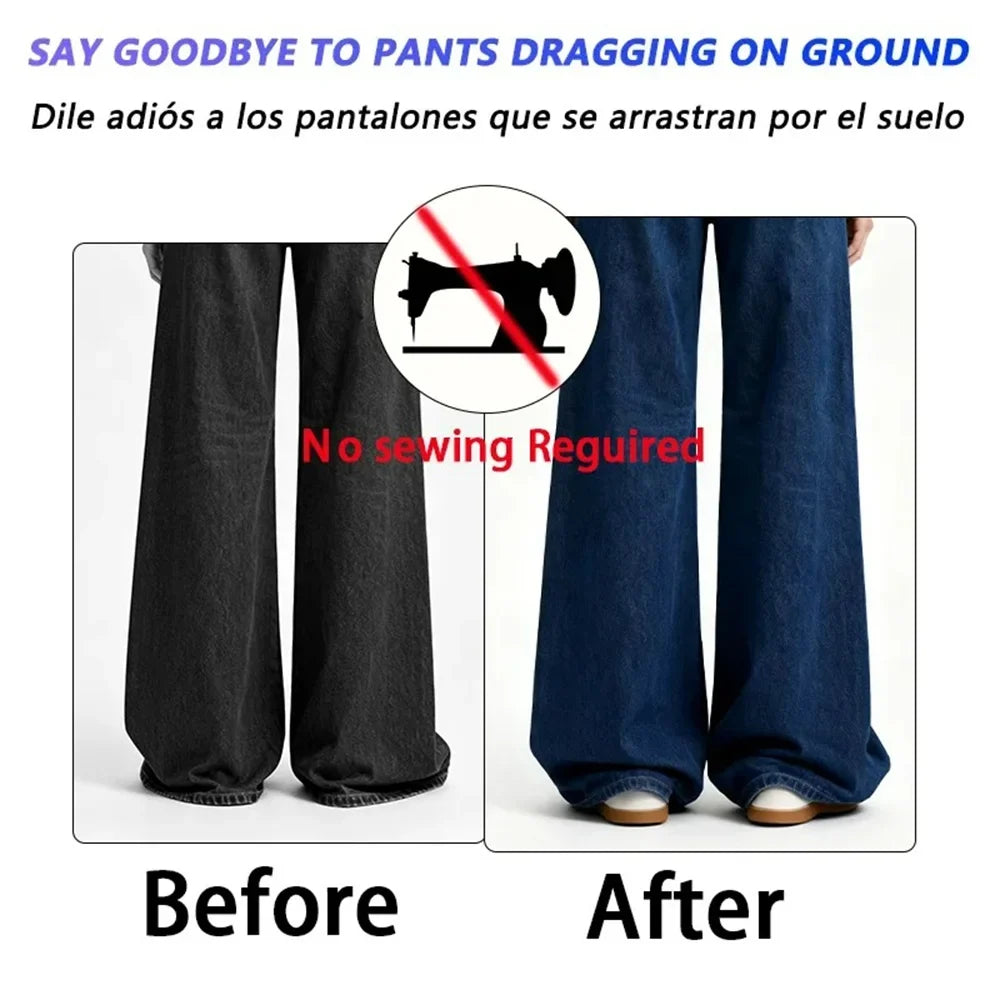 2/4/6/10/20PCS Invisible Leg Shortening Clip,Non-Slip Pants Edge Clip,Hidden Pants Adjuster, for DIY Sewing Craft Clothing Clips