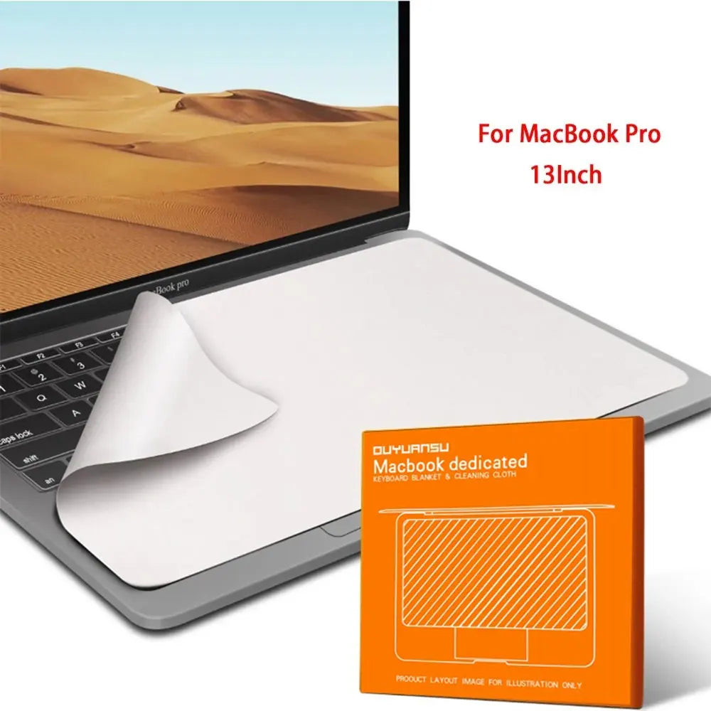 Screen Keyboard Protection Microfiber Liner Cleaning Cloth For MacBook Pro 13" 14" 15" 16"and MacBook Air 13"