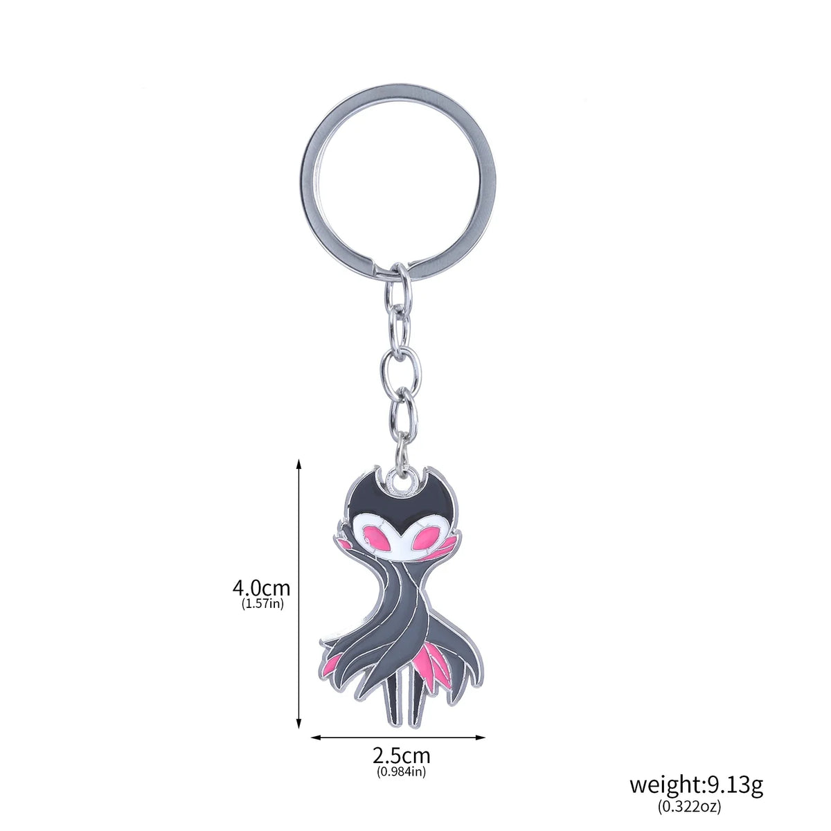 Game Hollow Knight Keychain The Grimm Theater Master Metal Keychain Pendant Game Peripheral Jewelry Unisex Keychain Pendant