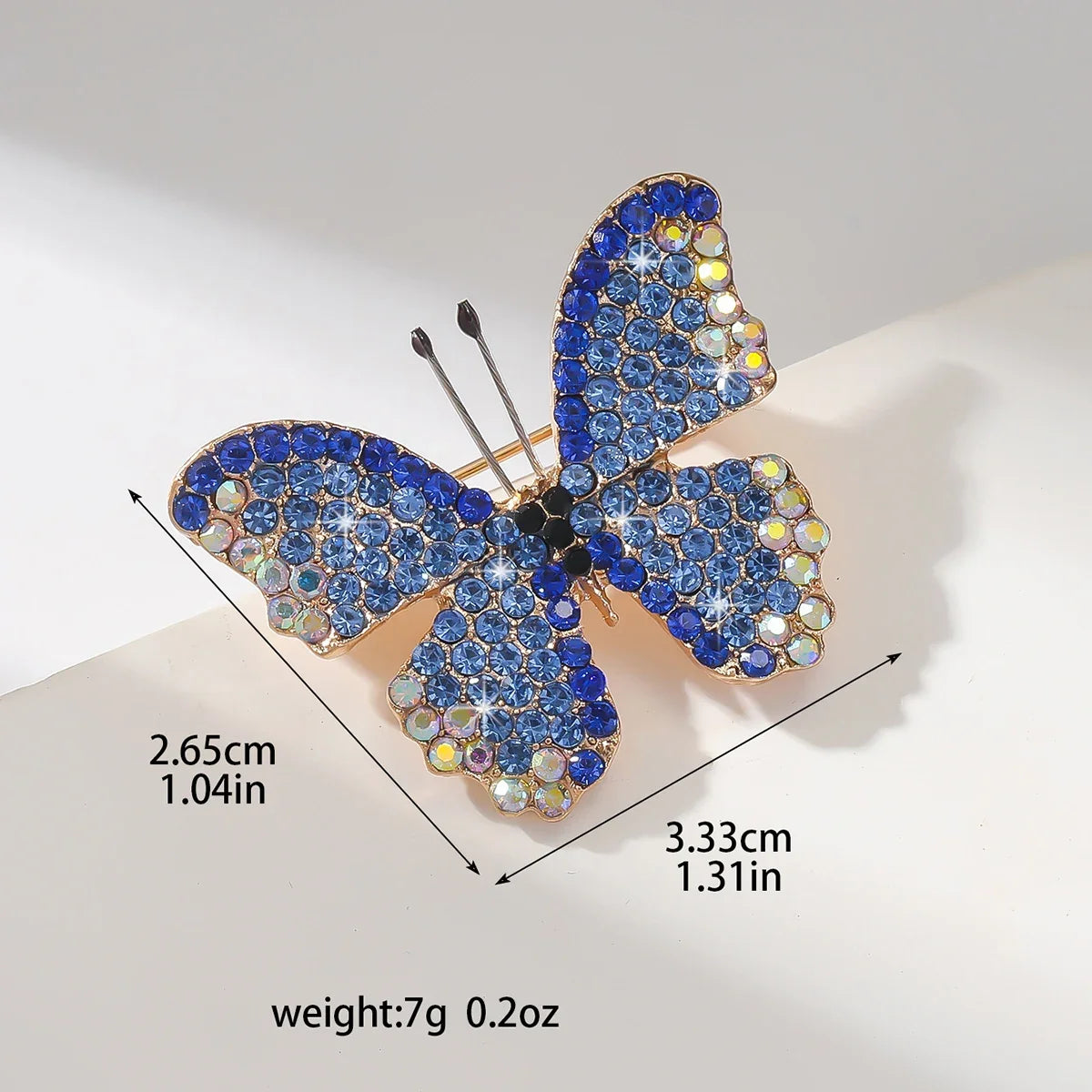 Cute Butterfly Brooch for Women, Sparkling and Vibrant with Forest Style Design, Daily Wear Brooch Accessories
