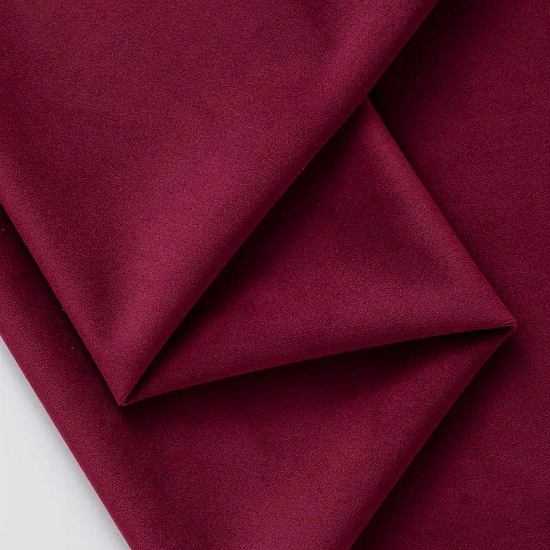 Velvet Fabric Thicken Dutch Velvet Short Plush for Upholstery Cushion Sofa Table Runners by Half Meter