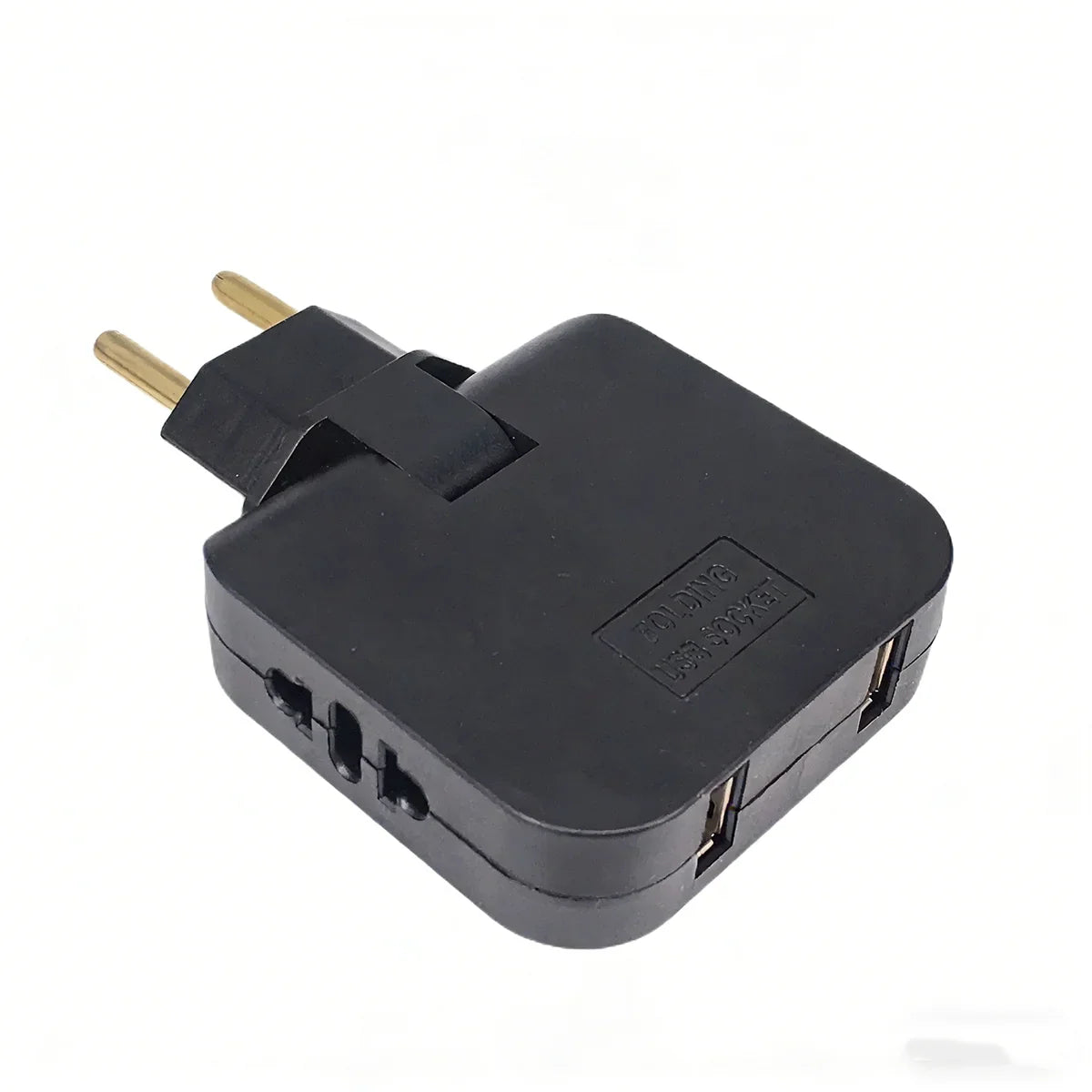 2 USB 3 in 1 EU Power Socket Plug Adapter Foldable US To EU Travel Aadapters Power Converter KR Plug Electrical Socket AC Outlet