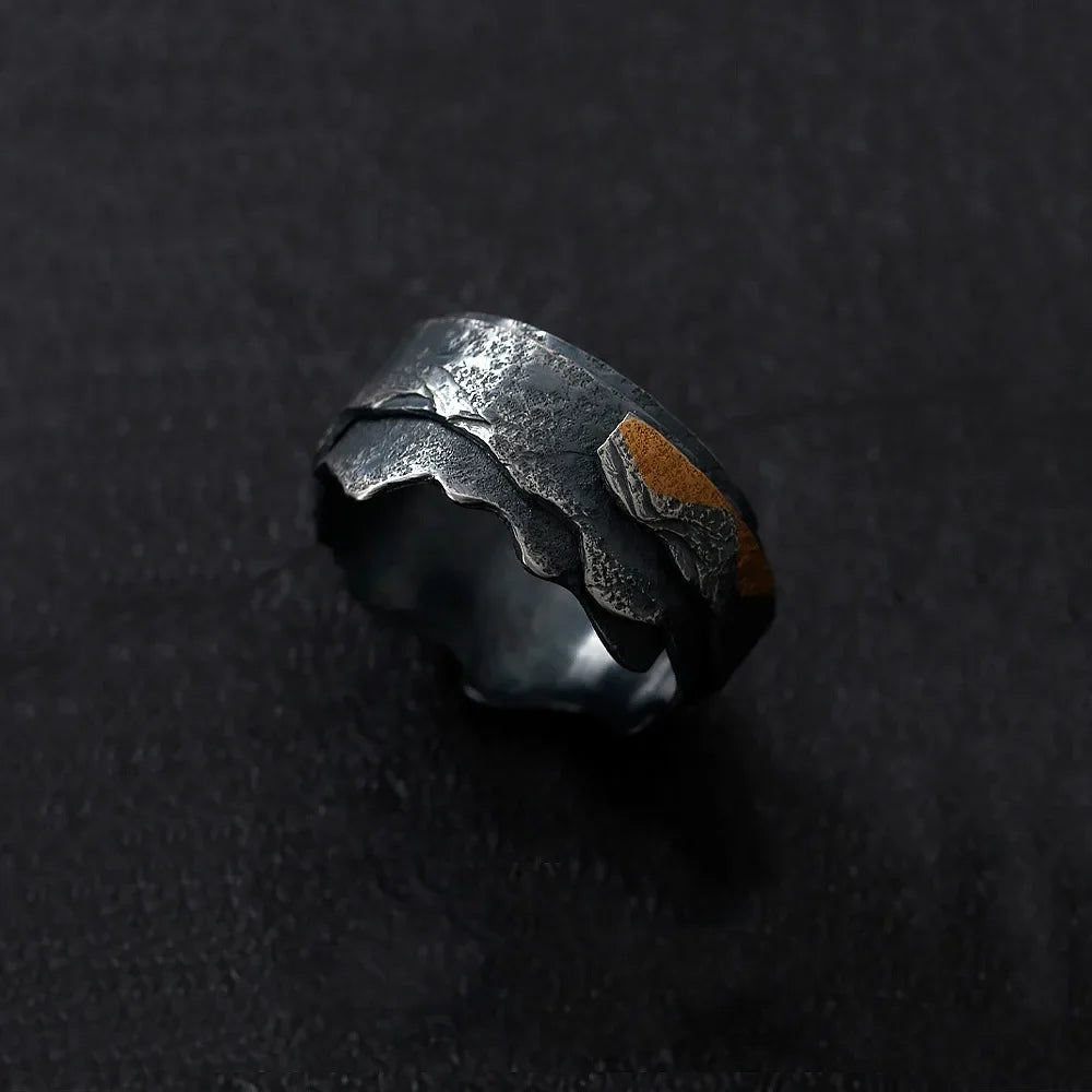 Men's high-end atmospheric ring original men's and women's national style personality new trend Chinese ring
