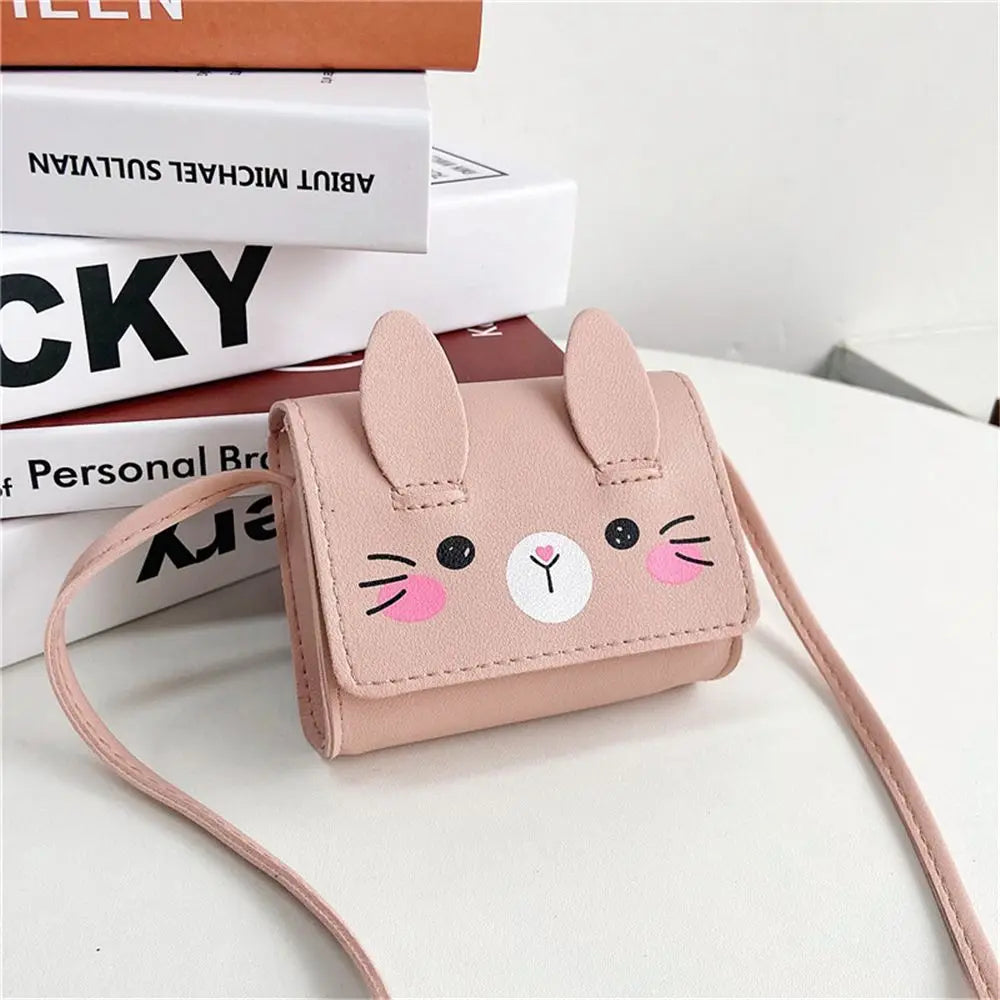 Children's Accessories Small Shoulder Bag | Cute Rabbit Baby Girls Small Crossbody Bags & Cartoon Kids Boys Mini Coin Purse Handbags