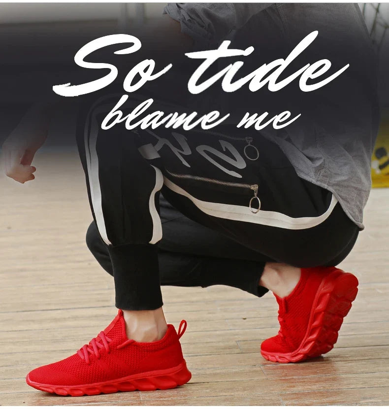 Breathable Men's Sneaker Casual Antiskid and Wear-resistant Jogging Men Sport Shoes Hot Sale Light Man Running Comfortable