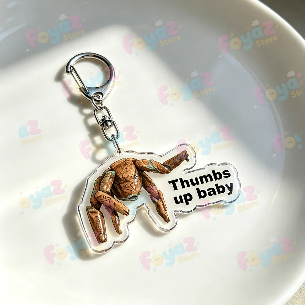 Rocky Amaze Amaze Keychains for Accessories Bag Charm Project Hail Mary Mission Crest Keyrings Jewelry Fans Gifts