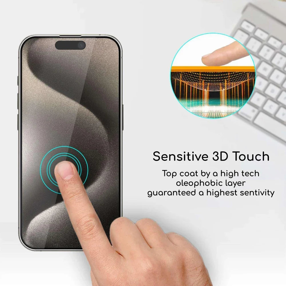 Glass Film For iPhone 18 17 16 15 Pro Max Screen Protector For iPhone 11 12 13 14 15 Pro Tempered Glass IPhone13 Mini 16 Plus