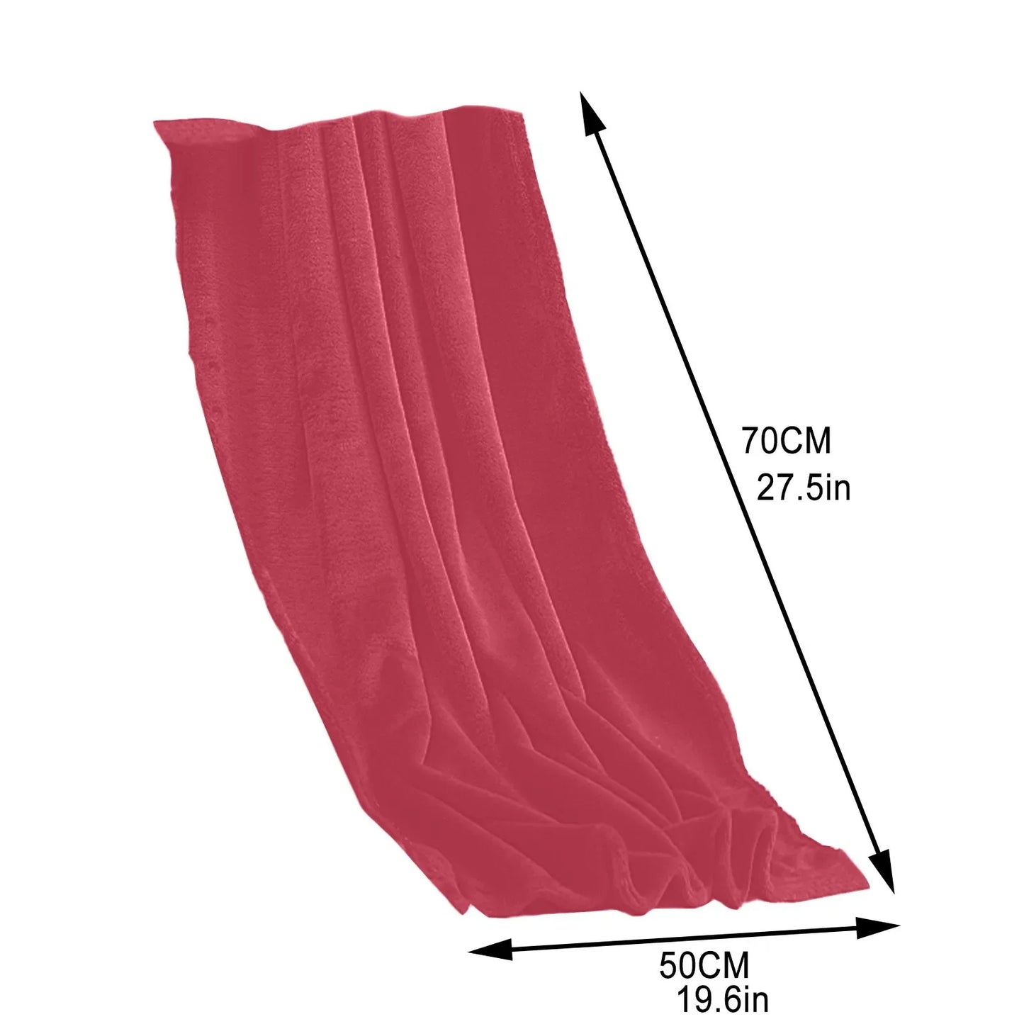 Plain Flannel Coral Blanket Small Fleece Sheet Super Warm Solid Micro Plush Fleece Blanket Throw Rug Sofa Bedding Supplies