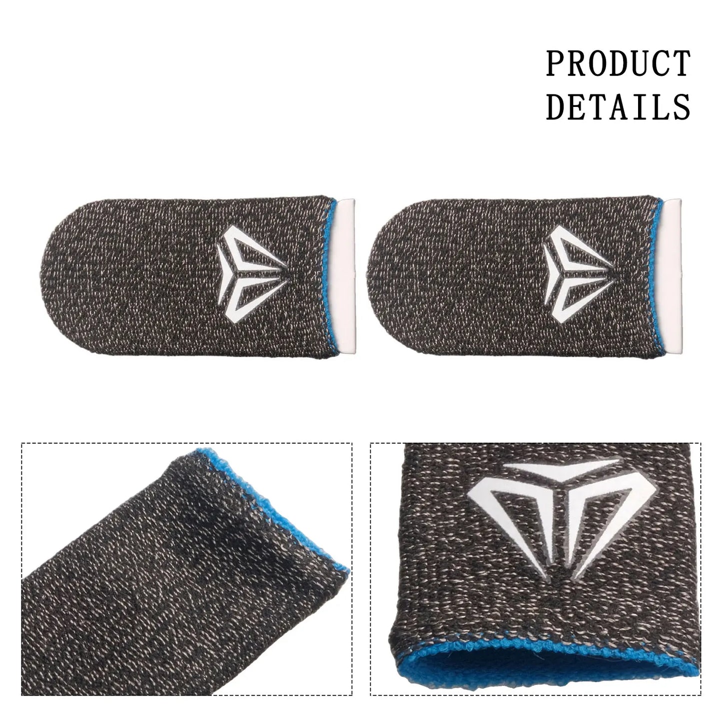 Hot Sales Game Fingertip Gloves Sweatproof Anti-slip Gamer Thimbles Touch Screen Finger Sleeve Breathable Fingertip Parts