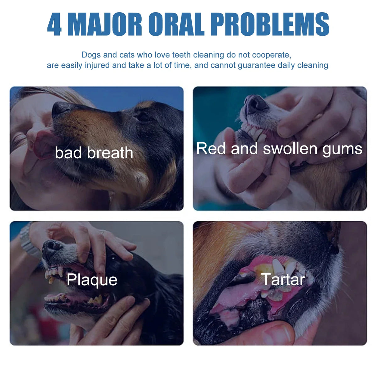Pet Oral Tartar Remover Spray Deep Clenaing Yellow Teeth Eliminate Bad Breath Fresh Breath Whitening Teeth Pet Oral Foam Cleaner