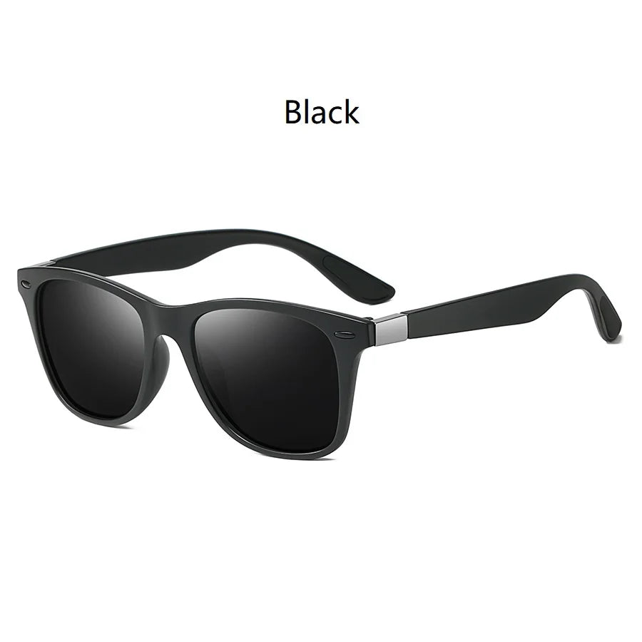 1-2-3PCS Fashion Vintage Square Unisex Driving Fishing Sunglasses Men Women Luxury Brand Designer Sun Glasses Anti-Glare Eyewear