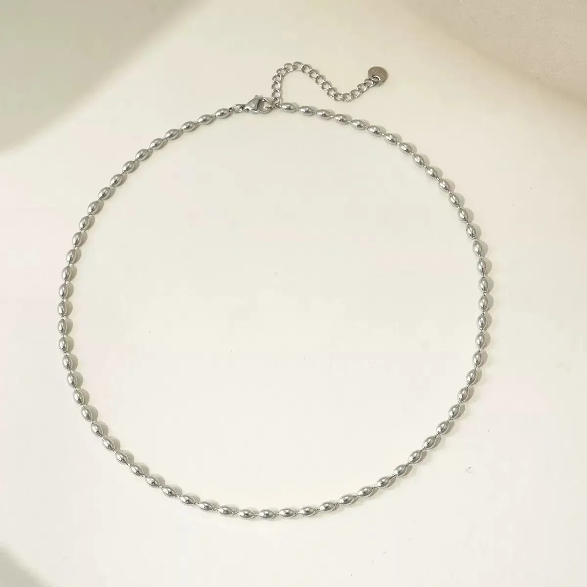 Stainless Steel Heart-shaped Pendant Necklace Metal Waterproof Jewelry For Women