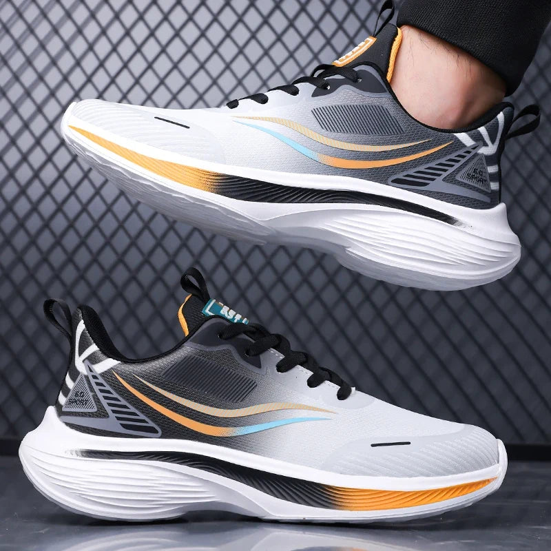 Men's Fashion Sneakers Breathable Comfortable Lightweight Walking Shoes Casual Sports Running Tennis Gym Training Shoes for Men