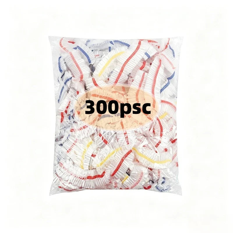 1000Pcs Plastic Wrap for Food Cover Bags for Covering Food Disposable Food Container Reusable Stretch Plastic Lid for Container