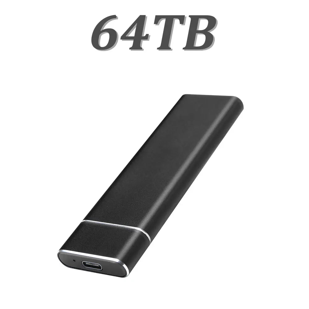 USB 3.1 high-speed external portable hard drive 4TB large capacity portable SSD solid state drive suitable for laptop MAC/PC