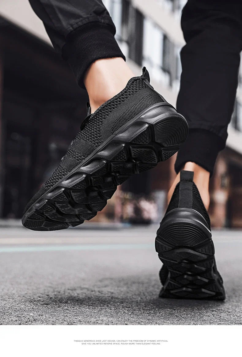 Breathable Men's Sneaker Casual Antiskid and Wear-resistant Jogging Men Sport Shoes Hot Sale Light Man Running Comfortable