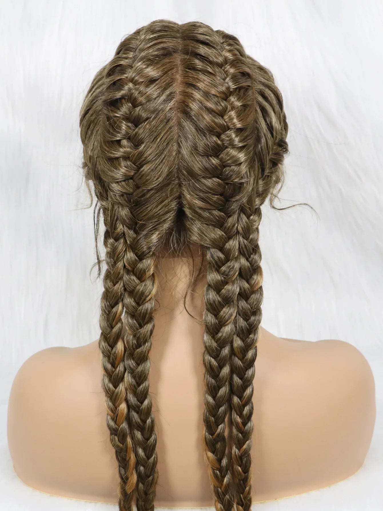 KIMA New Arrival 26" Braided Wig | Lace Front with Baby Hair