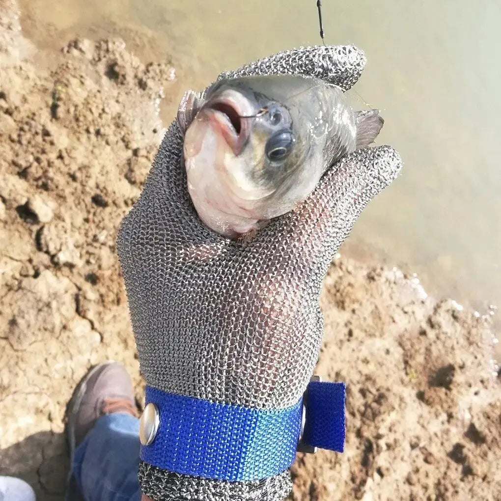 Stainless Steel Gloves Anti-cut Safety Cut Resistant Hand Protective Metal Meat Mesh Glove for Butcher Wire Knife Proof Stab