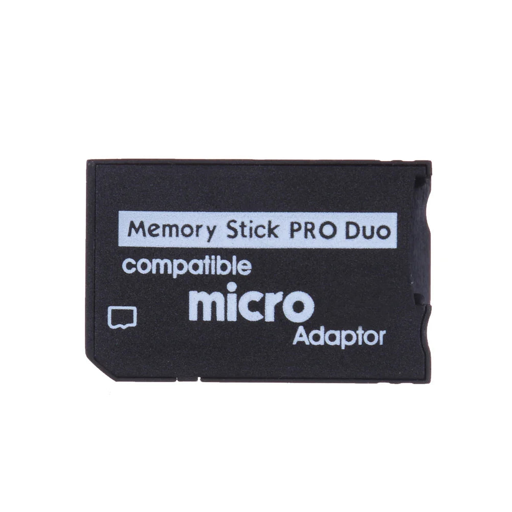 TF To MS Card Mini Memory Stick Card Adapter Plug and Play Card Reader Adapter Replacement Parts Accessories for Pro Duo
