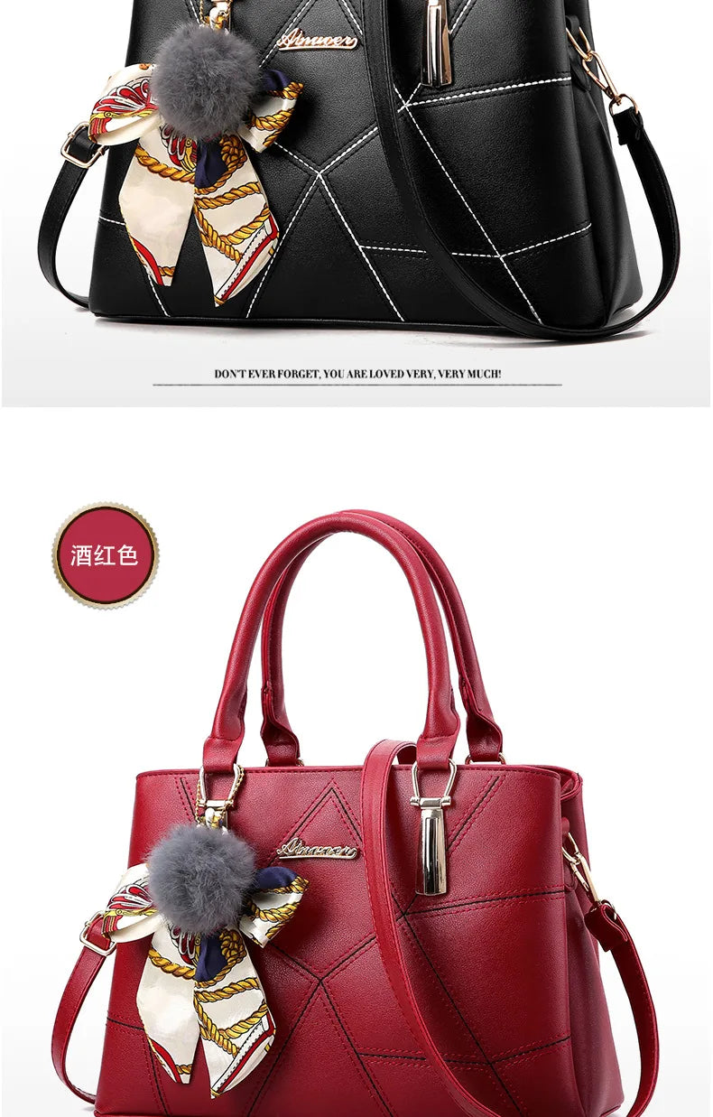 Quality Leather Women's Handbags | Trend Women's Designer Shoulder Crossbody Bag & Beach Tote Bag (Luxury Messenger Bags)