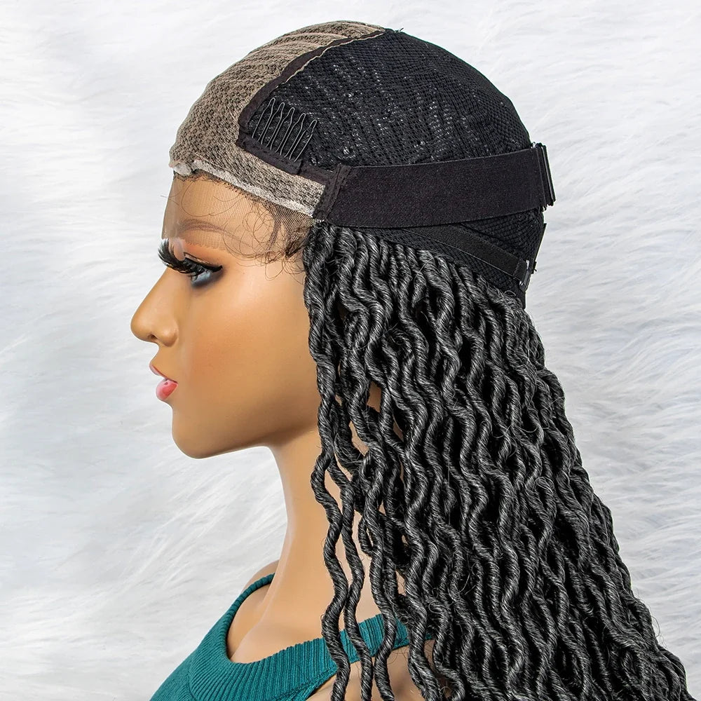 Goddess Box Braids Wig | Curly Ends | Full Lace | Crochet Hair | Black Women
