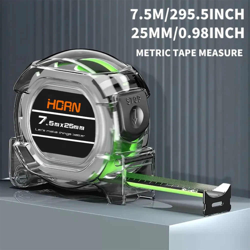 3-5-7-10 Meter Fluorescent Tape Measure Precision Thickened Scale Waterproof And Wear-Resistant Multipurpose Measuring Tool