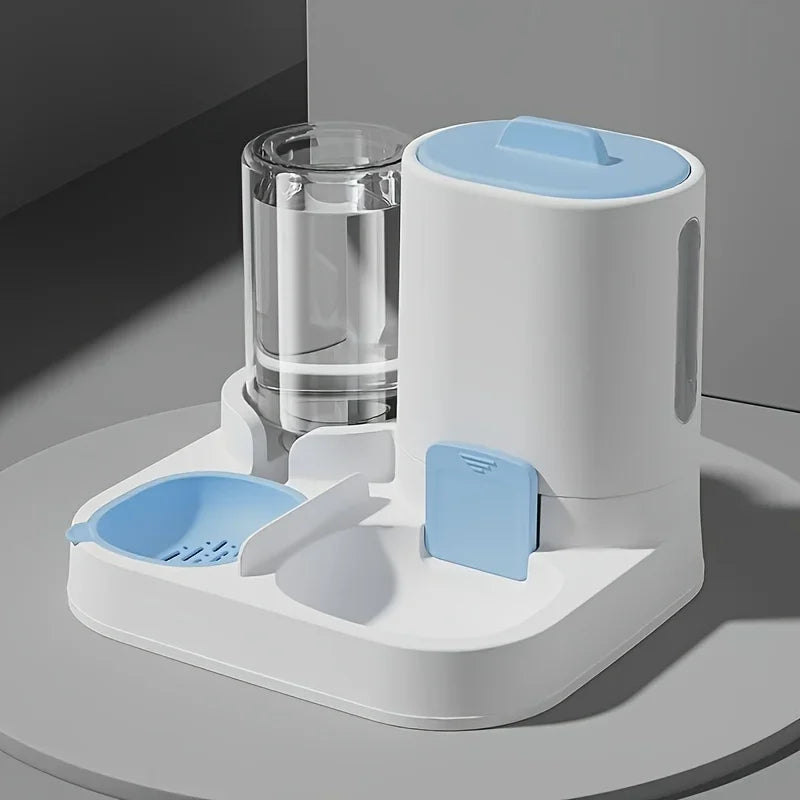 Automatic Gravity Cat Water Dispenser Feeder Spill-Proof Large Capacity One-Piece Design Pet Supplies