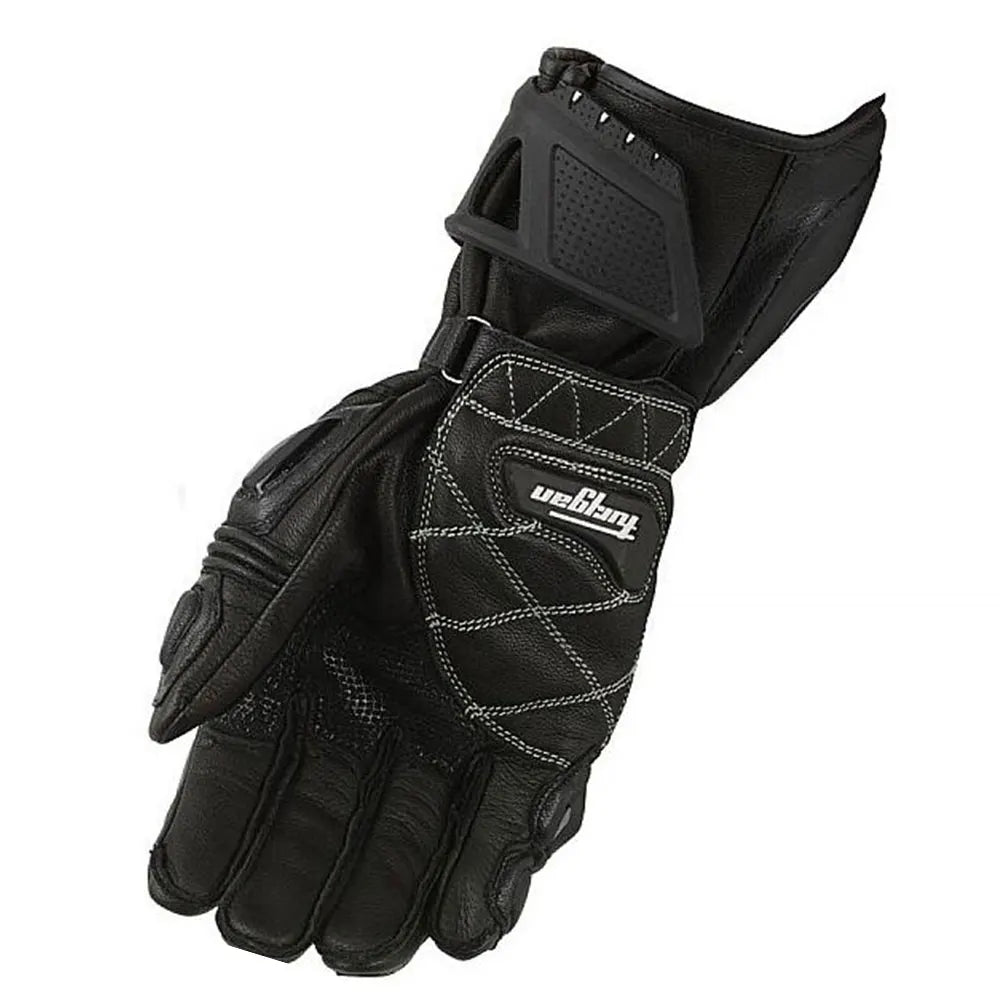 Motorcycle Gloves Black Racing Genuine Leather Motorbike White Road Riding Team Glove Summer Winter Wearable for Furygan AFS 18