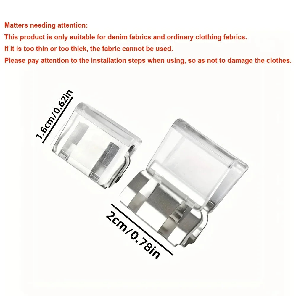 2/4/6/10/20PCS Invisible Leg Shortening Clip,Non-Slip Pants Edge Clip,Hidden Pants Adjuster, for DIY Sewing Craft Clothing Clips