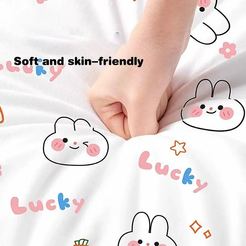 New Disposable 3/4-Piece Bedding Set, Thickened Disposable Bed Sheets Duvet Covers Pillowcases For Hotel Travel Camping Use
