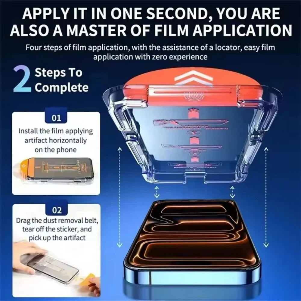 5PCS Privacy Screen Protector Dust Free Installation Protector for iPhone 17 16 15 14 13 12 11 18Pro Max Anti-Spy Tempered Glass